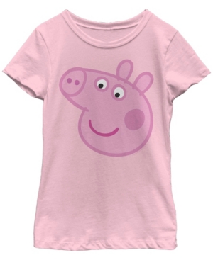 Fifth Sun Big Girls Peppa Big Face Short Sleeve T-shirt