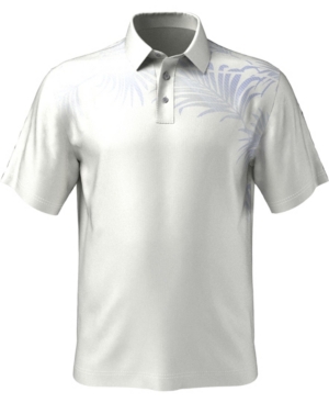 Big Boys Asymmetrical Tropical Print Golf Polo Shirt