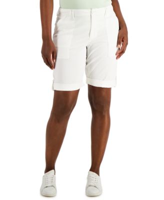 Karen Scott - Rolled Cuff Bermuda Shorts
