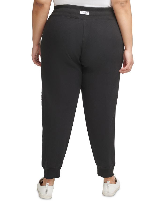 Calvin Klein Plus Size Logo Sweatpants - Macy's