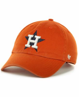 47 Brand Houston Astros Khaki CLEAN UP Cap - Macy's