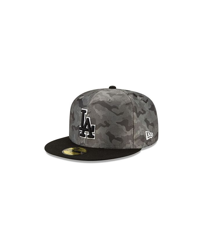 New Era Los Angeles Dodgers Black & Red 59FIFTY Fitted Cap - Macy's