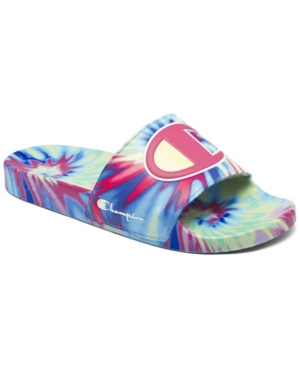 Champion Women's Ipo Tie-Dye Slide Sandals from Finish Line