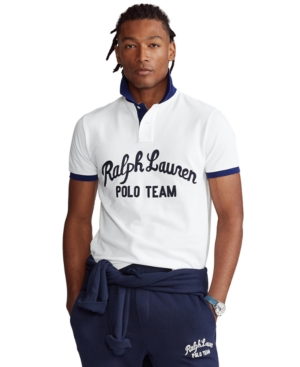 Polo Ralph Lauren Men's Custom Slim Fit Mesh Polo Shirt
