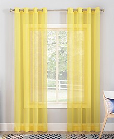 Calypso Voile Sheer Grommet Curtain Panel, 59" x 84"