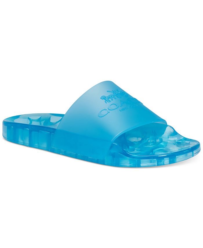 coach jelly slides