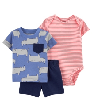 Baby Boys Rhino Little Short Set 3 Pieces