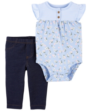 Carter's Baby Floral Bodysuit Pant Set