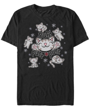 Fifth Sun Men's Big Bang Theory Soft Kitty Short Sleeve T-shirt In Black