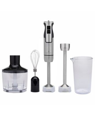 ChefWave - InterMix 500 Watt 9-Speed Immersion Multi-Purpose Hand Blender Heavy Duty with Immersion Depth Wands, Beaker, Whisk and Chopper Attachments