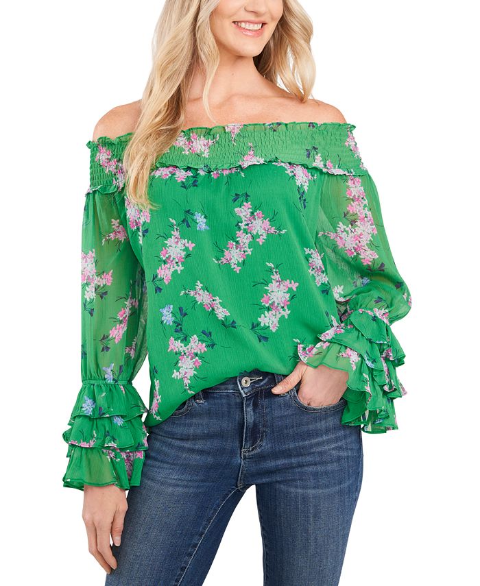 Cece off the online shoulder blouse