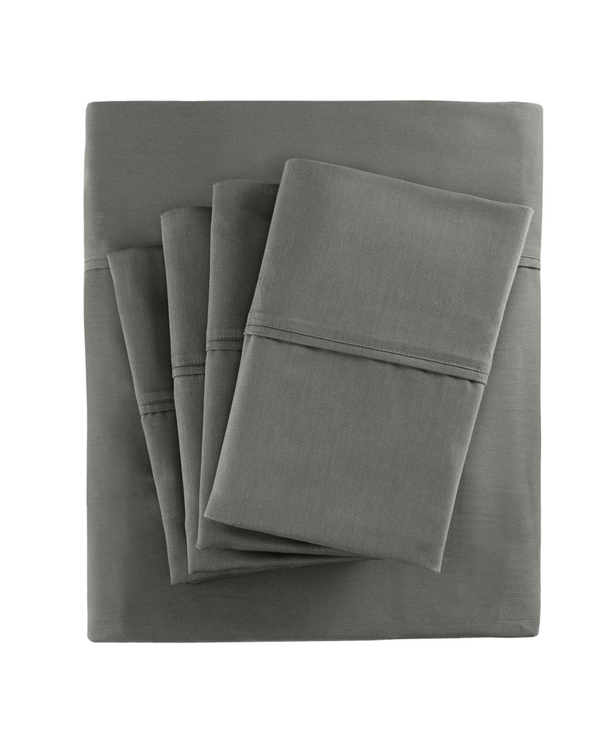 Madison Park 800 Thread Count Cotton Blend Sateen 6-pc. Sheet Set, Queen In Charcoal