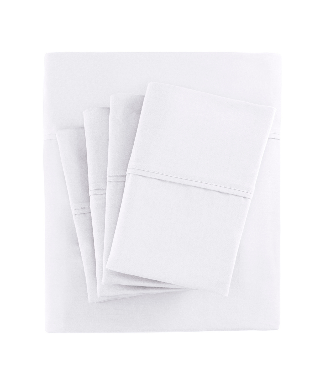 Madison Park 800 Thread Count Cotton Blend Sateen 6-pc. Sheet Set, Queen In White