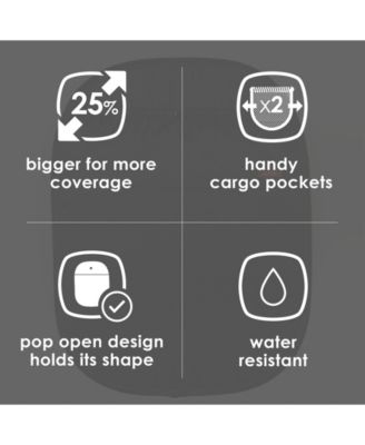 Toddler Stuff 'N Scuff XL Kick Mat Back Seat Protector, Storage Pocket, 100% Water Resistant