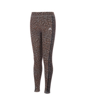 Little Girls All Over Print 3 Stripe Tight