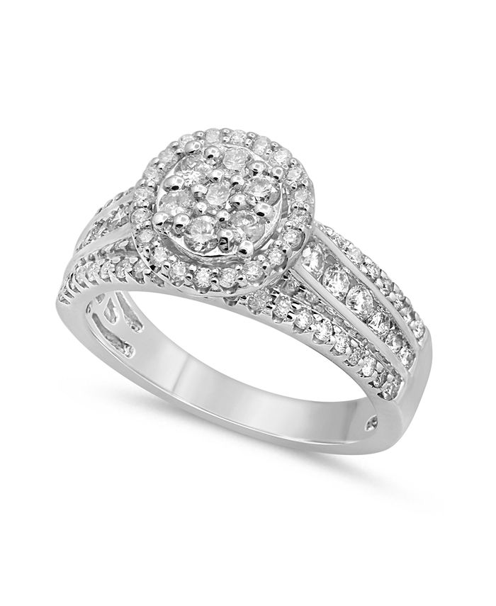 Macy's - Diamond Engagement Ring (1 ct. t.w.) in 14K White Gold
