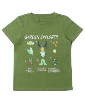Toddler Boys Short Sleeve Graphic with Text T-shirt