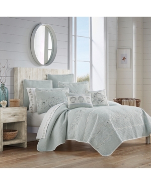 Royal Court Water's Edge 3-pc. Quilt Set, Full/queen In Aqua