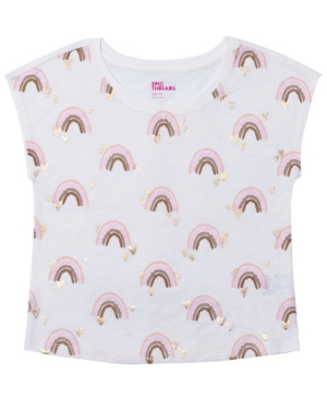 Epic Threads Big Girls Short Sleeve All Over Print Tee