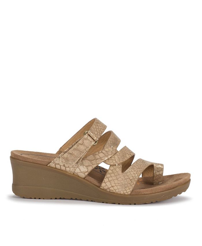 Baretraps Theanna Wedge Slide Sandals & Reviews - Sandals - Shoes - Macy's