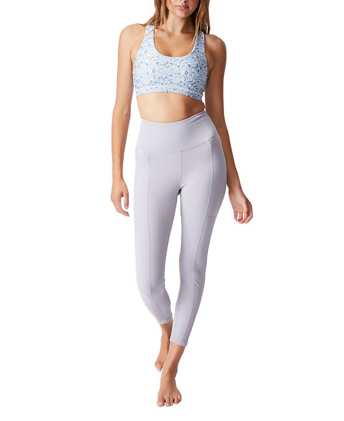 COTTON ON Women's Strappy Sports Crop Bra Macy's