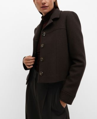 structured wool coat mango