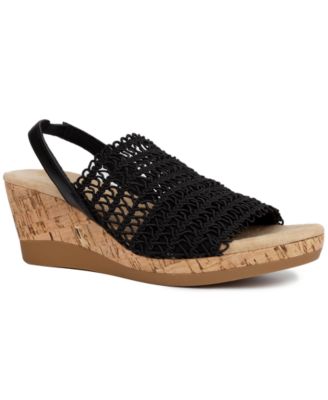 Karen Scott Meriamm Macrame Wedge Sandals, Created For Macy's - Macy's