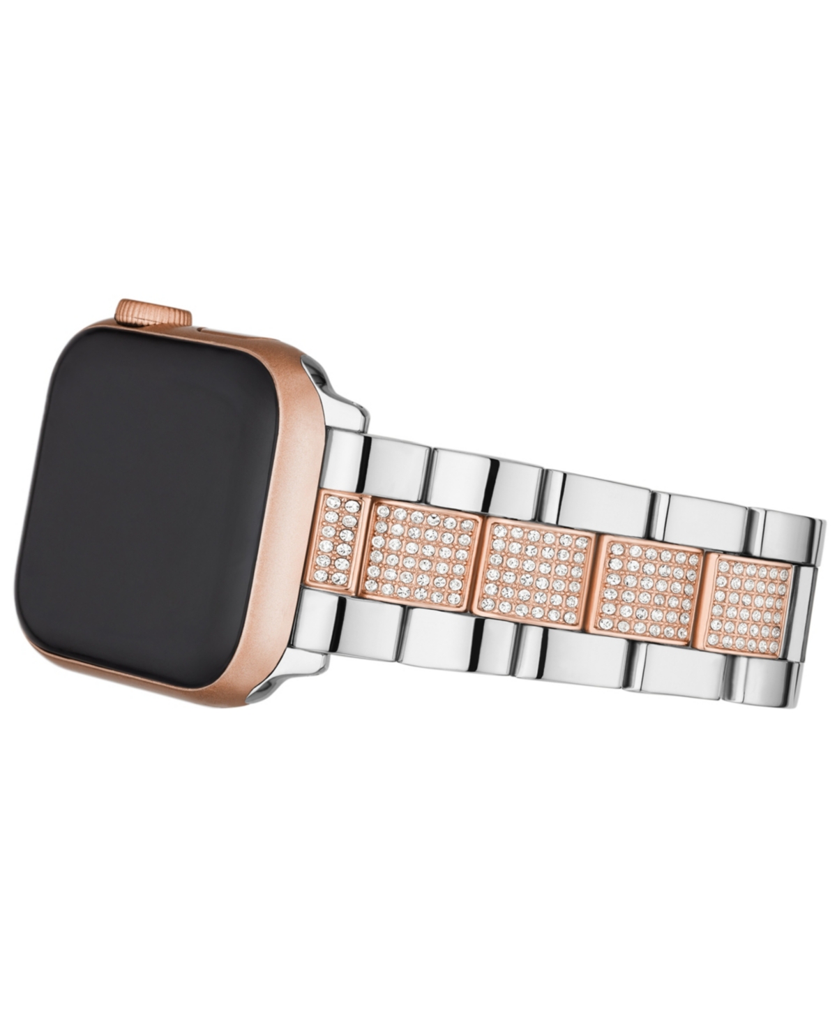 Shop Michael Kors Two-tone Stainless Steel 38/40mm Bracelet Band For Apple Watch In Two Tone