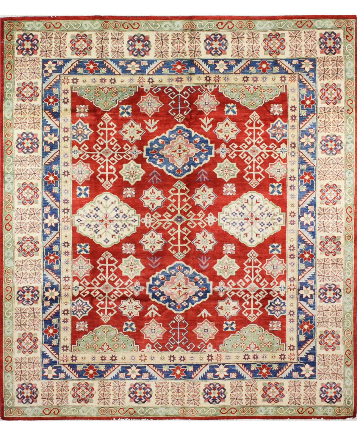 Bb Rugs One of a Kind Pak Kazak 8'5in x 9'10in Area Rug - Red