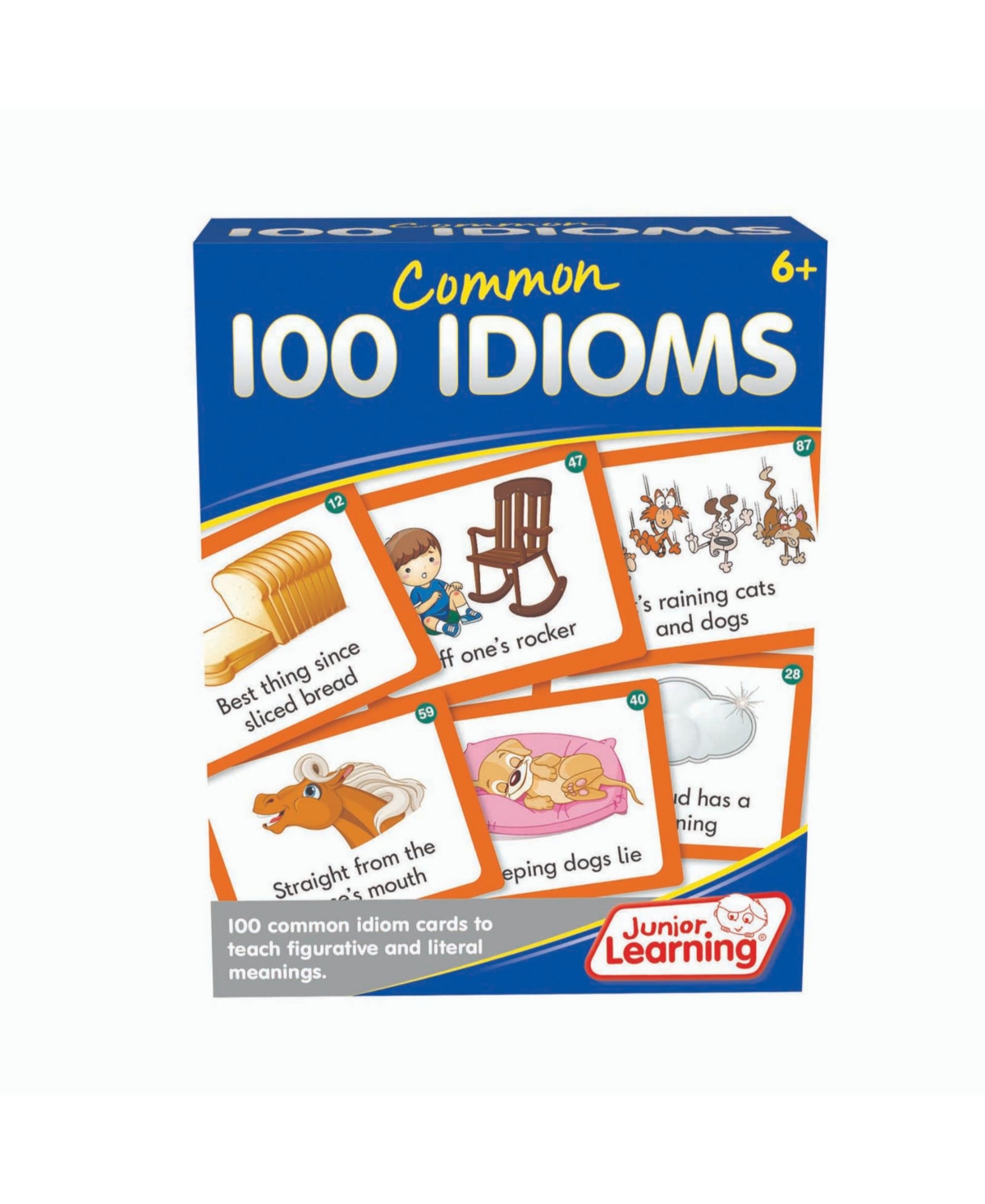 Shop Redbox Junior Learning 100 Common Idioms Educational Activity Cards In Open Misce