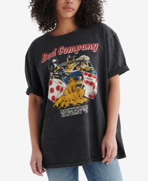 Lucky Brand COTTON BAD COMPANY-GRAPHIC T-SHIRT