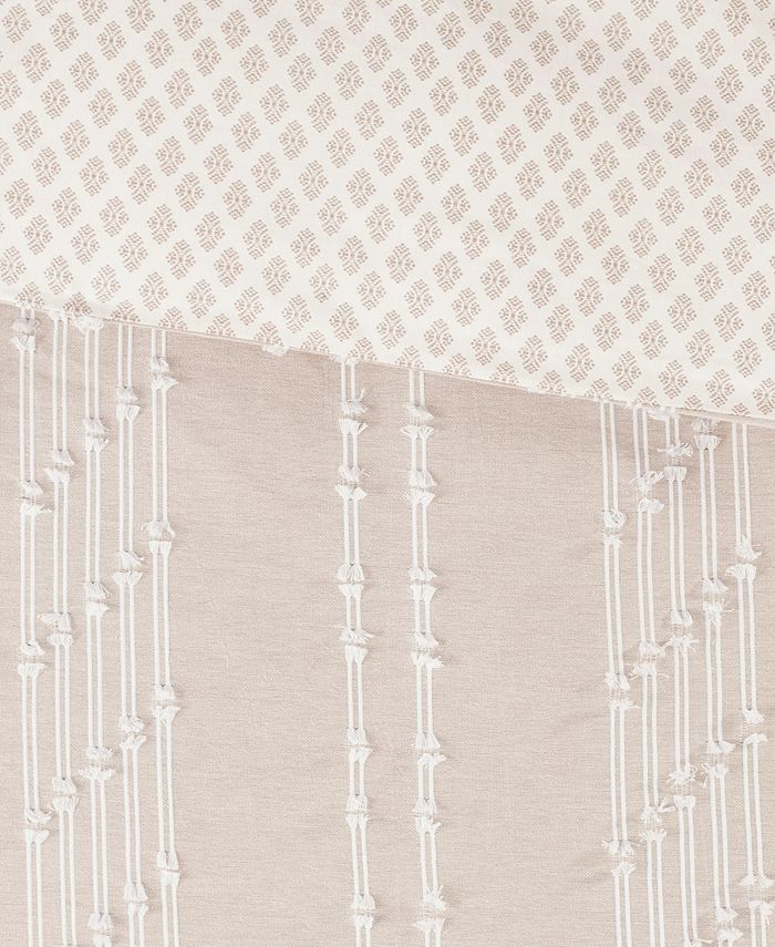 INK+IVY Kara 3 Piece Cotton Jacquard Comforter Set, King/California King Macy's