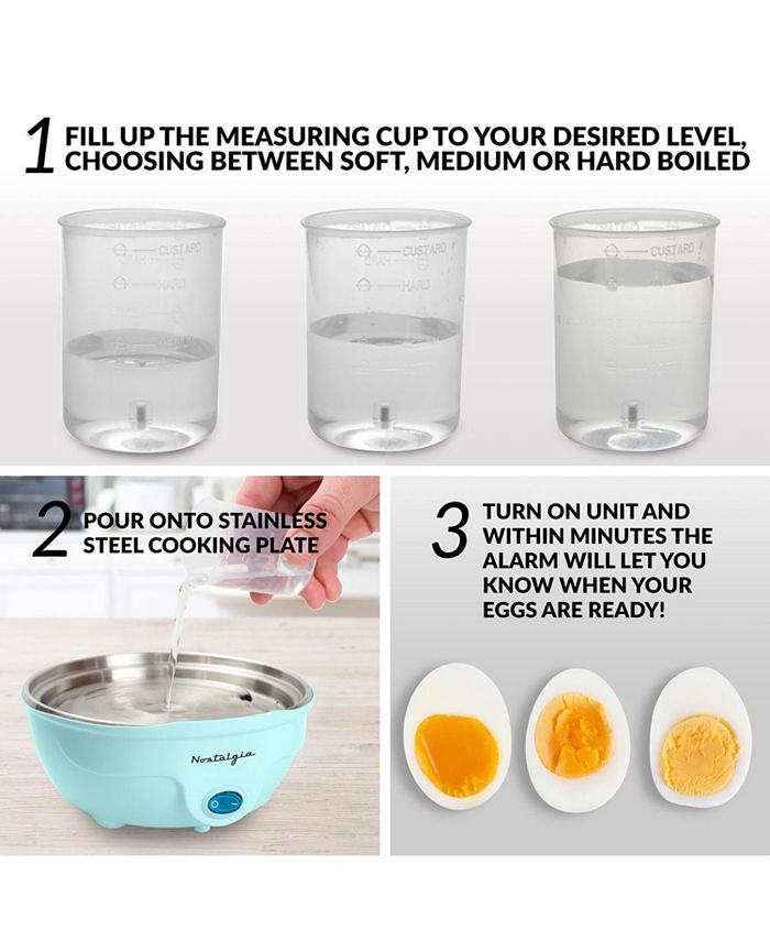 Nostalgia EC7AQ Premium 7Egg Cooker, Aqua Macy's