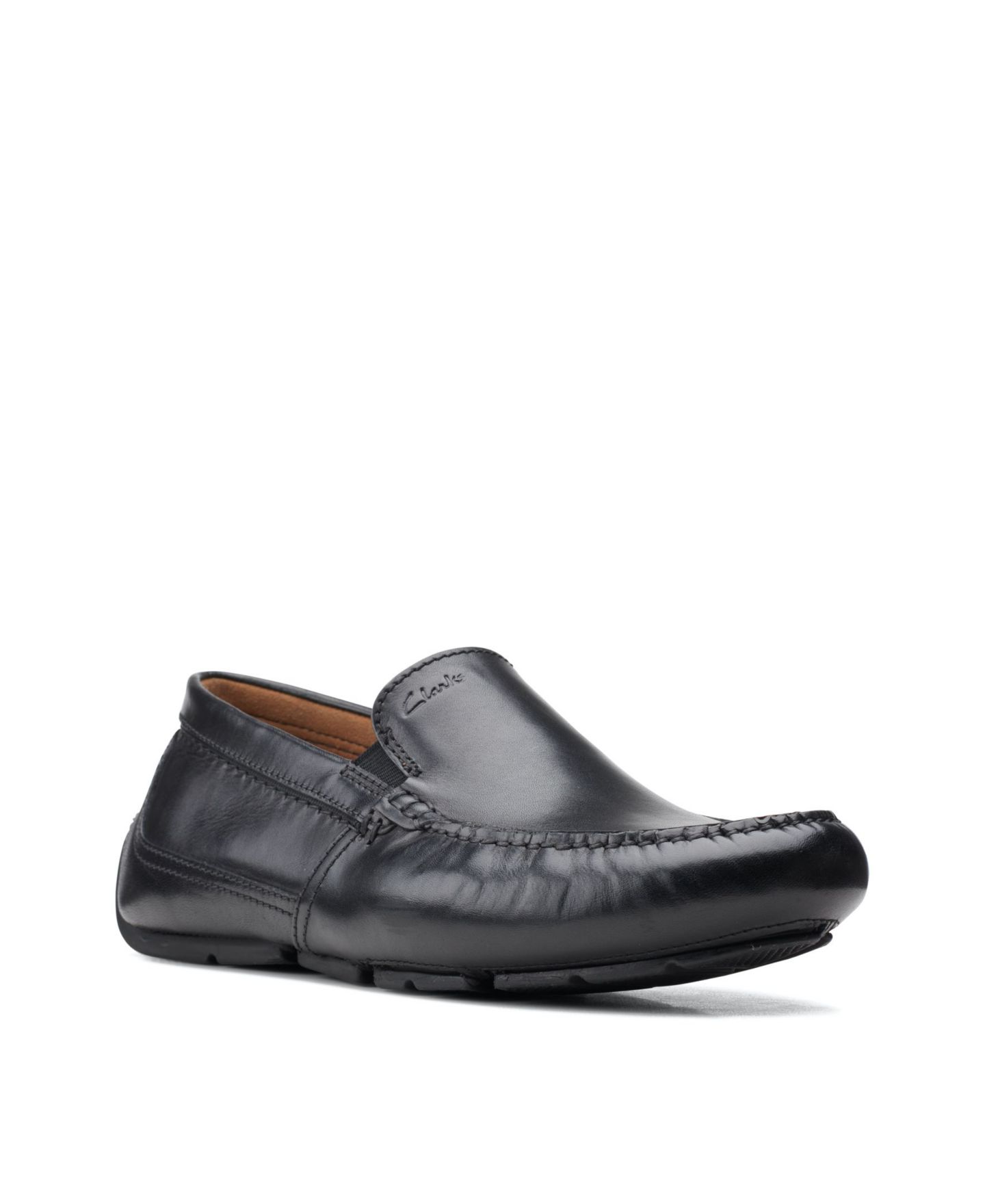 Мужские туфли для вождения Clarks Markman, цвет: Чёрный — фото 1