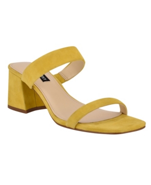Nine West Women's Galvin Block Heel Dress Sandals Women's Shoes