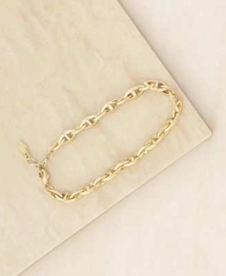 Fancy Gold Plated Chain Link Anklet