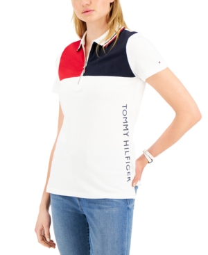 Tommy Hilfiger Colorblocked Zip Polo