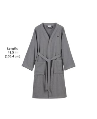 Logo Patch 100% Cotton Pique Bath Robe