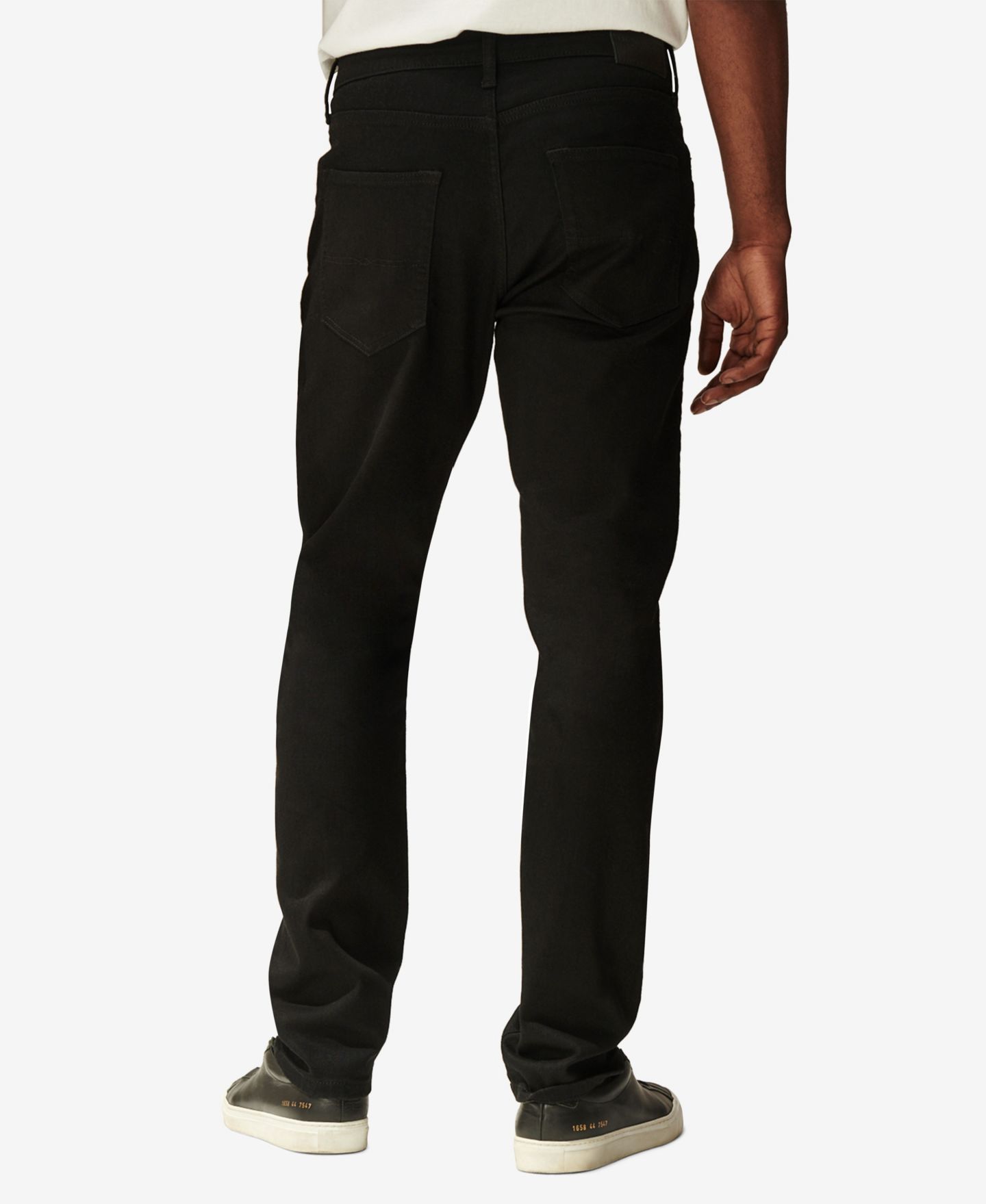 Мужские джинсы Lucky Brand 410 Athletic Straight Stretch, цвет: Чёрный — фото 2