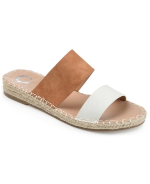 Journee Collection Suzzie Espadrille Slide Sandals Women's Shoes