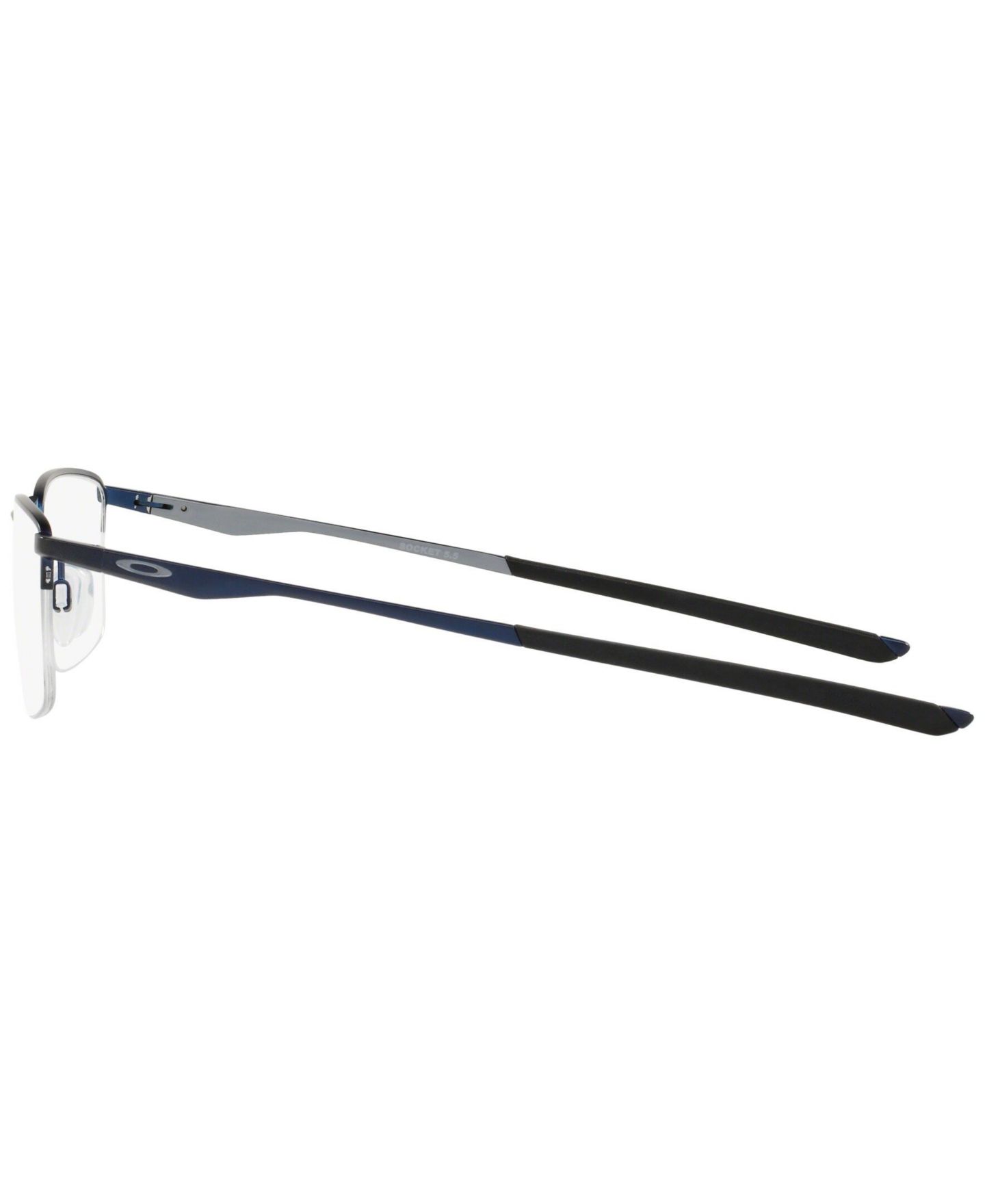 Мужские очки Oakley Man Rectangle Metal OX3218 Socket 5.5 Eyeglasses, цвет: Тёмный синий — фото 2