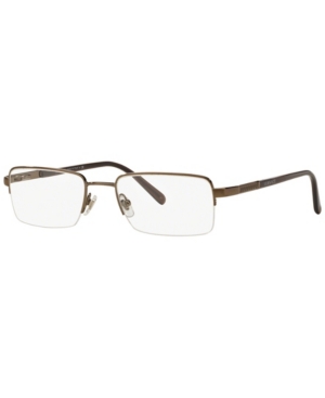Versace Ve1066 Men's Square Eyeglasses In Brown