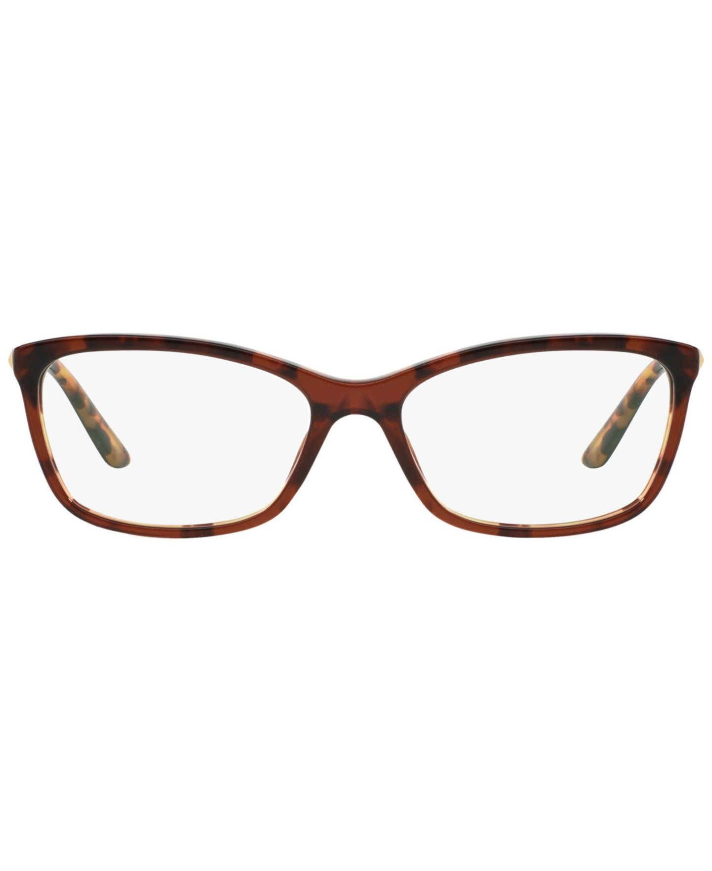 Женские очки Versace Woman Cat Eye Plastic VE3186 Eyeglasses, цвет: Янтарный — фото 3