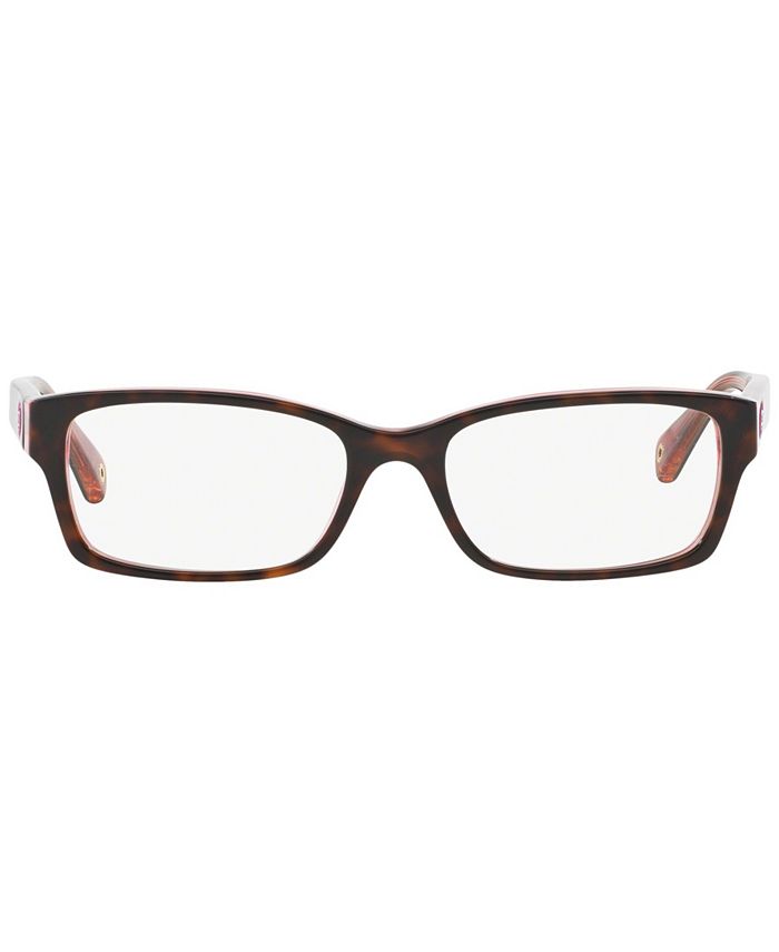 COACH HC6040 Women's Rectangle Eyeglasses Macy's