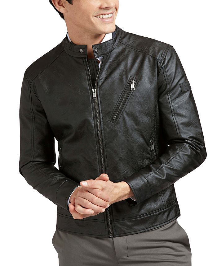 macys mens biker jacket