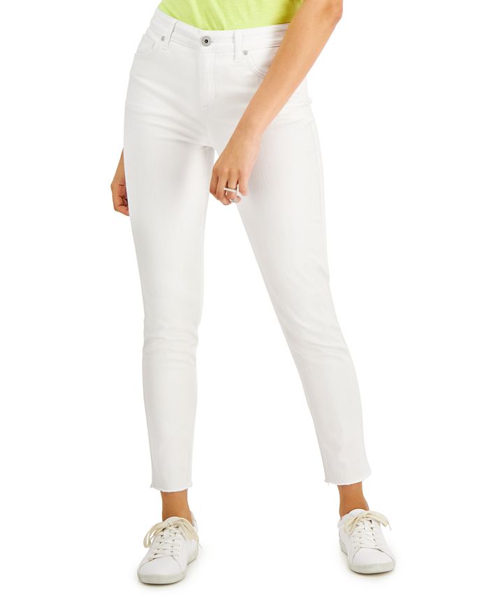 Style & Co Petite Skinny White Ankle Jeans, Created for Macy's - Macy's