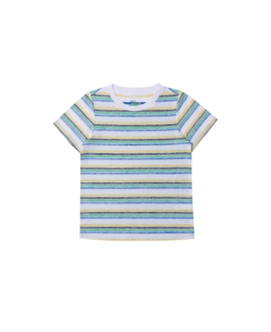 Little Boys Short Sleeve Striped Tee