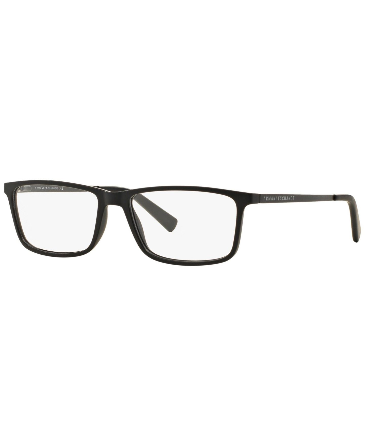 Мужские очки A|X Armani Exchange Armani Exchange Man Rectangle Plastic AX3027 Eyeglasses, цвет: Матовый чёрный — фото 1
