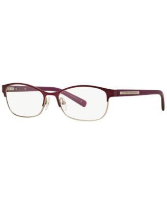 Armani Exchange AX1010 Women's Oval Eyeglasses - Matte Red