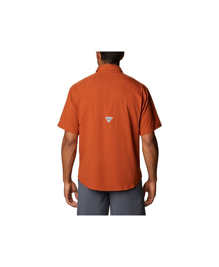 Columbia Sportswear Men's Atlanta Braves Color Block Tamiami Short Sleeve  Shirt